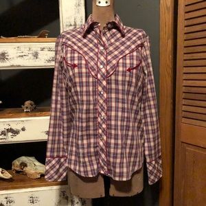 Vintage 70’s Western Pearl Snap Shirt